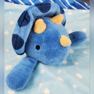 Cloud Island Target Lovey Dinosaur Security Blanket Soother Satin Trim - GUC